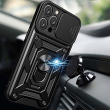 Чехол Ummi Camshield Serge Ring для Apple iPhone 11 Pro Max (6.5") – Черный