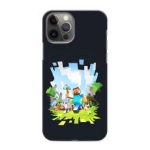 Чехол Майнкрафт на iPhone 11 Pro Max (AlphaPrint) Minecraft (персонажи Minecraft)