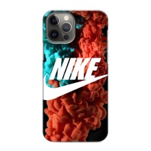 Чехол для iPhone 11 Pro Max - с принтом Найк (AlphaPrint) (Дымчатый найк)