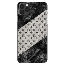 Чехол Стиль Louis Vuitton на iPhone 11 Pro Max (LV на белом)