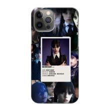 Чехлы Венсдей на iPhone 11 Pro Max Уэнсдей (AlphaPrint) (коллаж Уэнздей)
