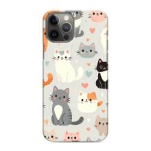 Чехол с рисунком кот на iPhone 11 Pro Max – Коллаж котов