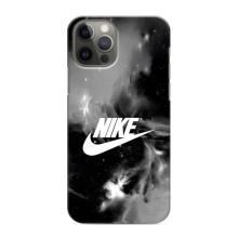Чехол с логотипом Найк на iPhone 11 Pro Max (Найк дымчатый)