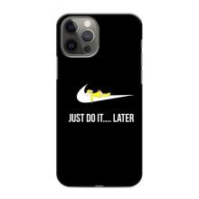 Чехол с логотипом Найк на iPhone 11 Pro Max (Nike just do it)