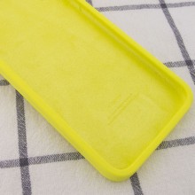 Чехол Silicone Case Square Full Camera Protective (AA) для Apple iPhone 11 Pro (5.8") – Желтый