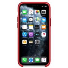 Чехол Silicone Case without Logo (AA) для Apple iPhone 11 Pro (5.8") – Красный