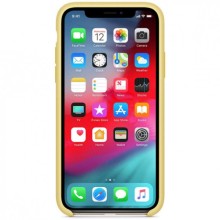 Чехол Silicone Case without Logo (AA) для Apple iPhone 11 Pro (5.8") – Желтый