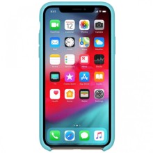 Чехол Silicone Case without Logo (AA) для Apple iPhone 11 Pro (5.8") – Голубой