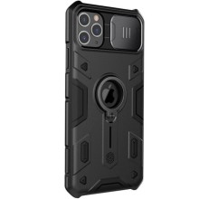 TPU+PC чехол Nillkin CamShield Armor (шторка на камеру) для Apple iPhone 11 Pro (5.8") – Черный