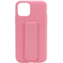 Чехол Silicone Case Hand Holder для Apple iPhone 11 Pro (5.8") – Розовый