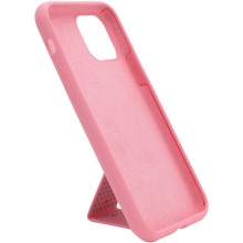 Чехол Silicone Case Hand Holder для Apple iPhone 11 Pro (5.8") – Розовый