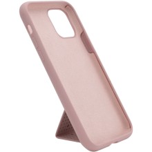 Чехол Silicone Case Hand Holder для Apple iPhone 11 Pro (5.8") – Розовый