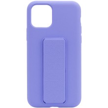 Чехол Silicone Case Hand Holder для Apple iPhone 11 Pro (5.8") – Сиреневый