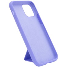 Чехол Silicone Case Hand Holder для Apple iPhone 11 Pro (5.8") – Сиреневый