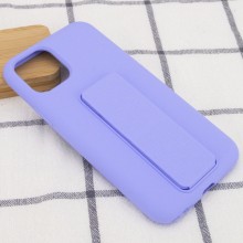 Чехол Silicone Case Hand Holder для Apple iPhone 11 Pro (5.8") – Сиреневый