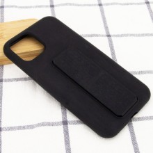 Чехол Silicone Case Hand Holder для Apple iPhone 11 Pro (5.8") – Черный