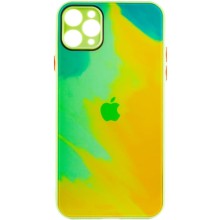 Чохол TPU+Glass Impasto abstract для Apple iPhone 11 Pro (5.8") (Yellow green)