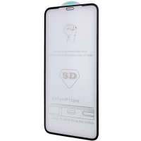 Захисне скло 5D Hard (full glue) (тех.пак) для Apple iPhone 11 Pro (5.8") / X / XS – Чорний