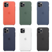 Чехол Silicone Case для iPhone 11 Pro, чехол с микрофиброй (Красный)