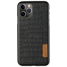 Чехол пластиковая накладка G-CASE Crocodile Series для iPhone 11 Pro – Черный