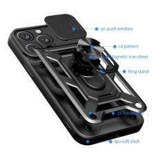 Ударопрочный чехол Camshield Serge Ring для Apple iPhone 11 Pro (5.8") – Черный