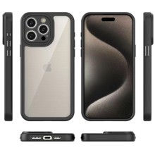 TPU чехол Transparent + Colour 1,5mm для Apple iPhone 11 Pro (5.8") – Черный