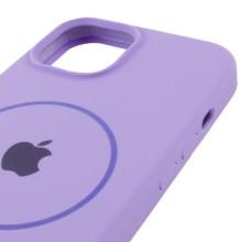 Чохол Silicone Case Full Protective (AA) with MagSafe для Apple iPhone 11 Pro (5.8") – Бузковий