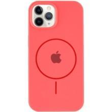 Чохол Silicone Case Full Protective (AA) with MagSafe для Apple iPhone 11 Pro (5.8") – Кавуновий