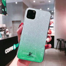 TPU+Glass чехол Swarovski для Apple iPhone 11 Pro (5.8") – Бирюзовый