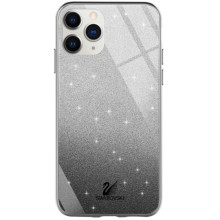 TPU+Glass чехол Swarovski для Apple iPhone 11 Pro (5.8") – Черный