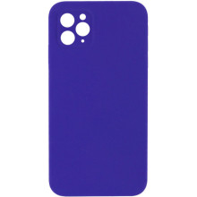 Чехол Silicone Case Square Full Camera Protective (AA) NOLOGO для Apple iPhone 11 Pro (5.8") – Фиолетовый
