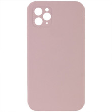 Чехол Silicone Case Square Full Camera Protective (AA) NOLOGO для Apple iPhone 11 Pro (5.8") – Розовый