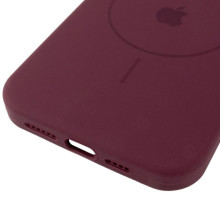 Чохол Silicone Case Full Protective (AA) V2 with MagSafe для Apple iPhone 11 Pro (5.8") – Бордовий