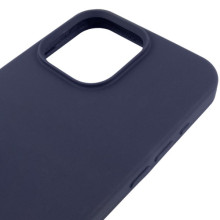 Чохол Silicone Case (AA) Logo with MagSafe для Apple iPhone 11 Pro (5.8") – Темно-синій