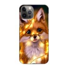Чохли з картинкою Лисичка для iPhone 11 Pro (VPrint) (Лисичка в гірляндах)