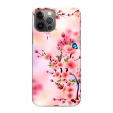 Чохол з картинкою Сакури на iPhone 11 Pro – Метелики на сакурі