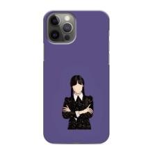 Чохли Венсдей на iPhone 11 Pro Уенсдей (AlphaPrint) (Венздей у чорному)