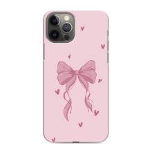 Чехол банты для iPhone 11 Pro – Бант на розовом
