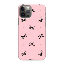 Чехол банты для iPhone 11 Pro – Черные бантики