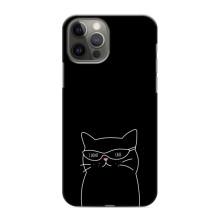 Чехол с рисунком кот на iPhone 11 Pro – Равнодушный кот