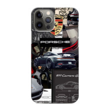 Чохол з авто Порше для iPhone 11 Pro – Колаж Порше
