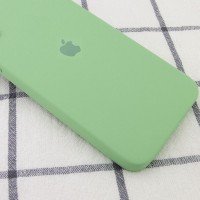 Чехол Silicone Case Square Full Camera Protective (AA) для Apple iPhone 11 (6.1") – Мятный