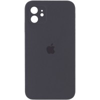 Чехол Silicone Case Square Full Camera Protective (AA) для Apple iPhone 11 (6.1") – Серый