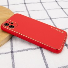 Кожаный чехол Xshield для Apple iPhone 11 (6.1") – Красный