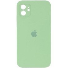 Чохол Silicone Case Square Full Camera Protective (AA) для Apple iPhone 11 (6.1") – М'ятний