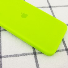 Чехол Silicone Case Square Full Camera Protective (AA) для Apple iPhone 11 (6.1") – Салатовый