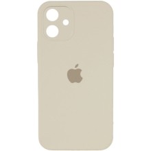 Чохол Silicone Case Square Full Camera Protective (AA) для Apple iPhone 11 (6.1") – Бежевий