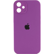 Чехол Silicone Case Square Full Camera Protective (AA) для Apple iPhone 11 (6.1") – Фиолетовый