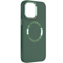 TPU чехол Bonbon Metal Style with MagSafe для Apple iPhone 11 (6.1") – Зеленый