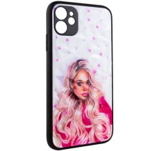 TPU+PC чехол Prisma Ladies для Apple iPhone 11 (6.1") (Pi111nk)